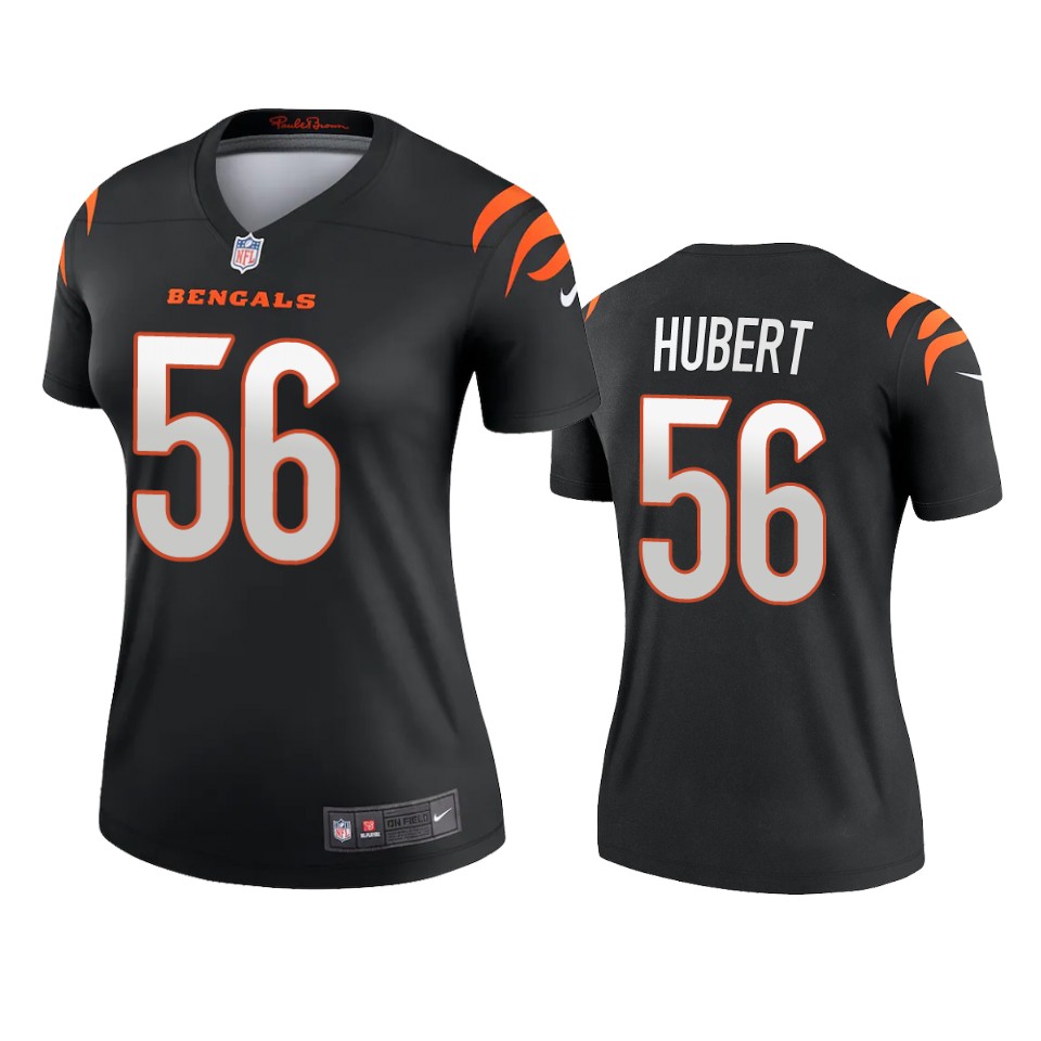 women wyatt hubert bengals black legend jersey