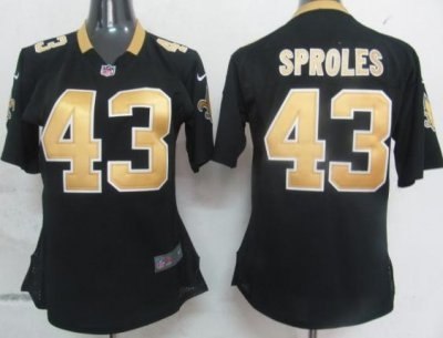 womens new orleans saints 43 sproles black nfl jerseys