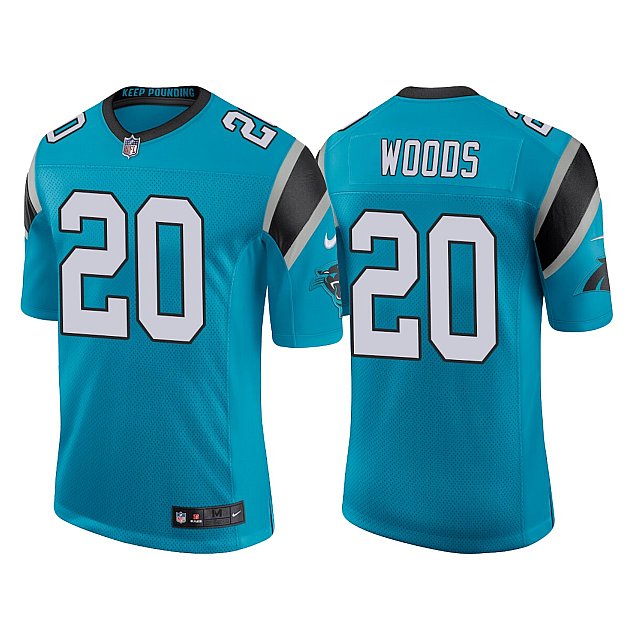 xavier-woods-classic-limited-panthers-blue-jersey-middle