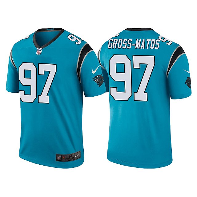 yetur-gross-matos-blue-panthers-2020-nfl-draft-color-rush-legend-jersey-middle