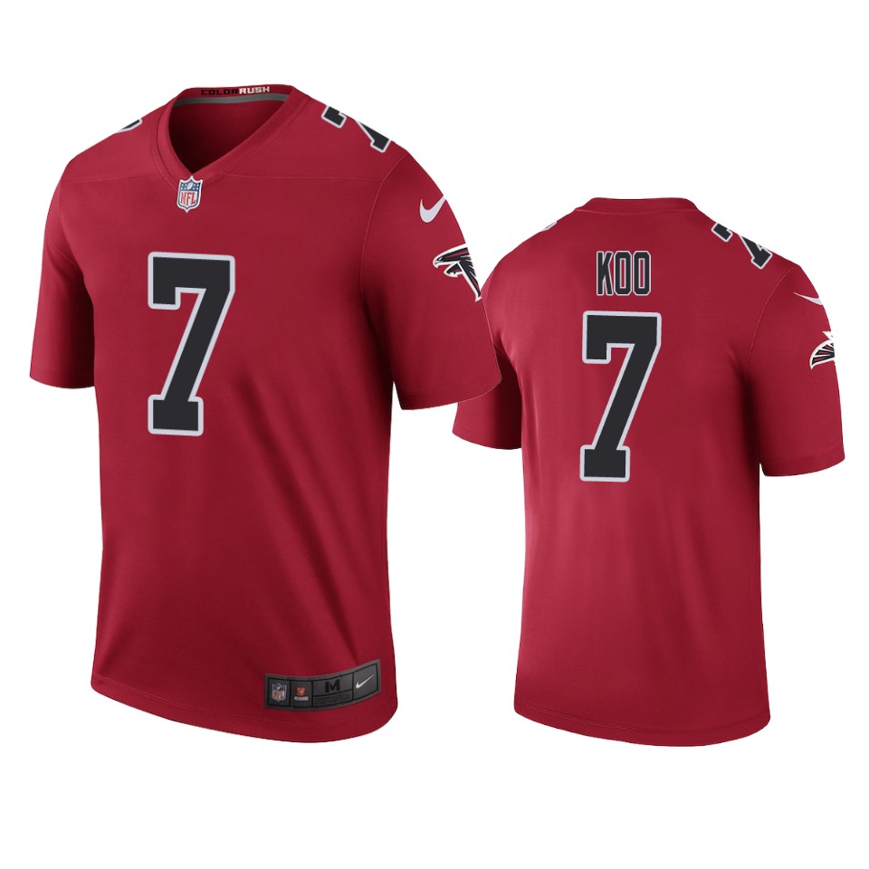younghoe-koo-falcons-red-color-rush-legend-jersey