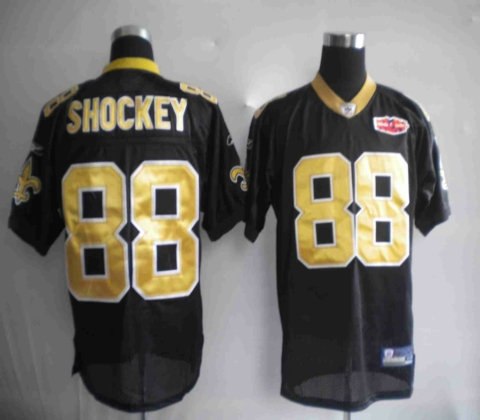 youth 2010 superbowl nfl jerseys new orleans saints 88 jeremy shockey black