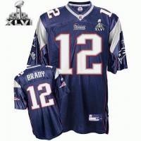 youth 2012 super bowl xlvi new england patriots #12 tom brady blue