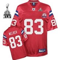 youth 2012 super bowl xlvi new england patriots #83 wes welker red(50th)