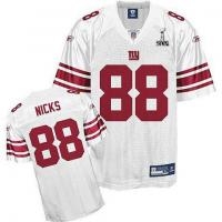 youth 2012 super bowl xlvi new york giants #88 hakeem nicks white