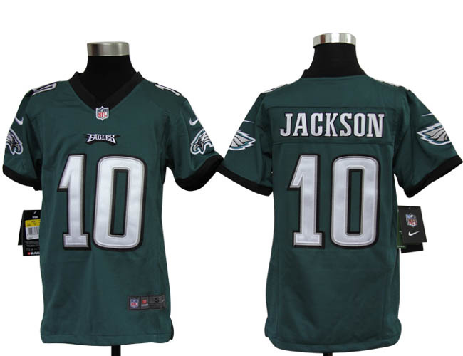 youth NEW philadelphia eagles 10 desean jackson green jerseys