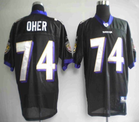 youth baltimore ravens 74# oher black