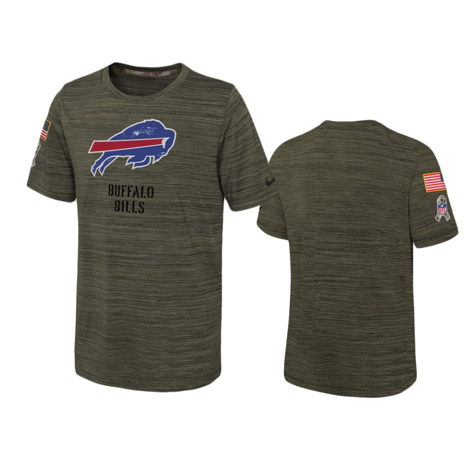 youth bills olive velocity 2022 salute to service jersey