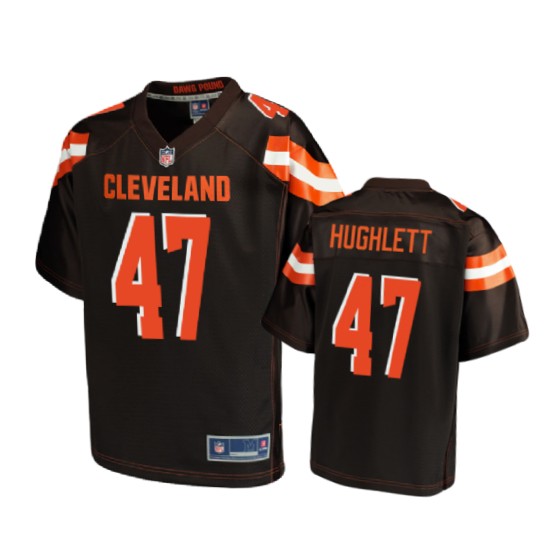 youth brown charley hughlett pro line jersey