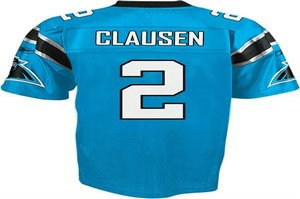youth carolina panthers #2 jimmy clausen jerseys blue