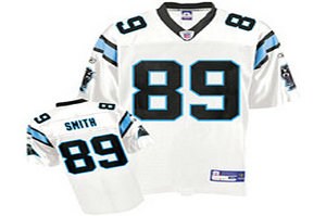 youth carolina panthers 89# steve smith white