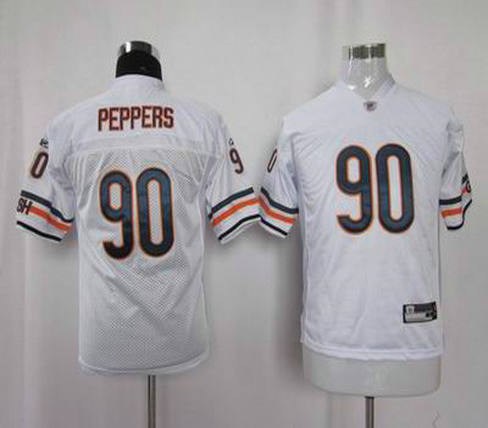 youth chicago bears 90 julius peppers white jerseys
