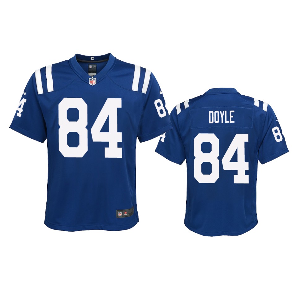 youth colts jack doyle royal 2020 game jersey