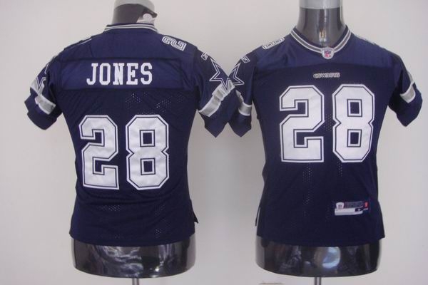 YouthDallas Cowboys 28 felix jones blue Jersey 