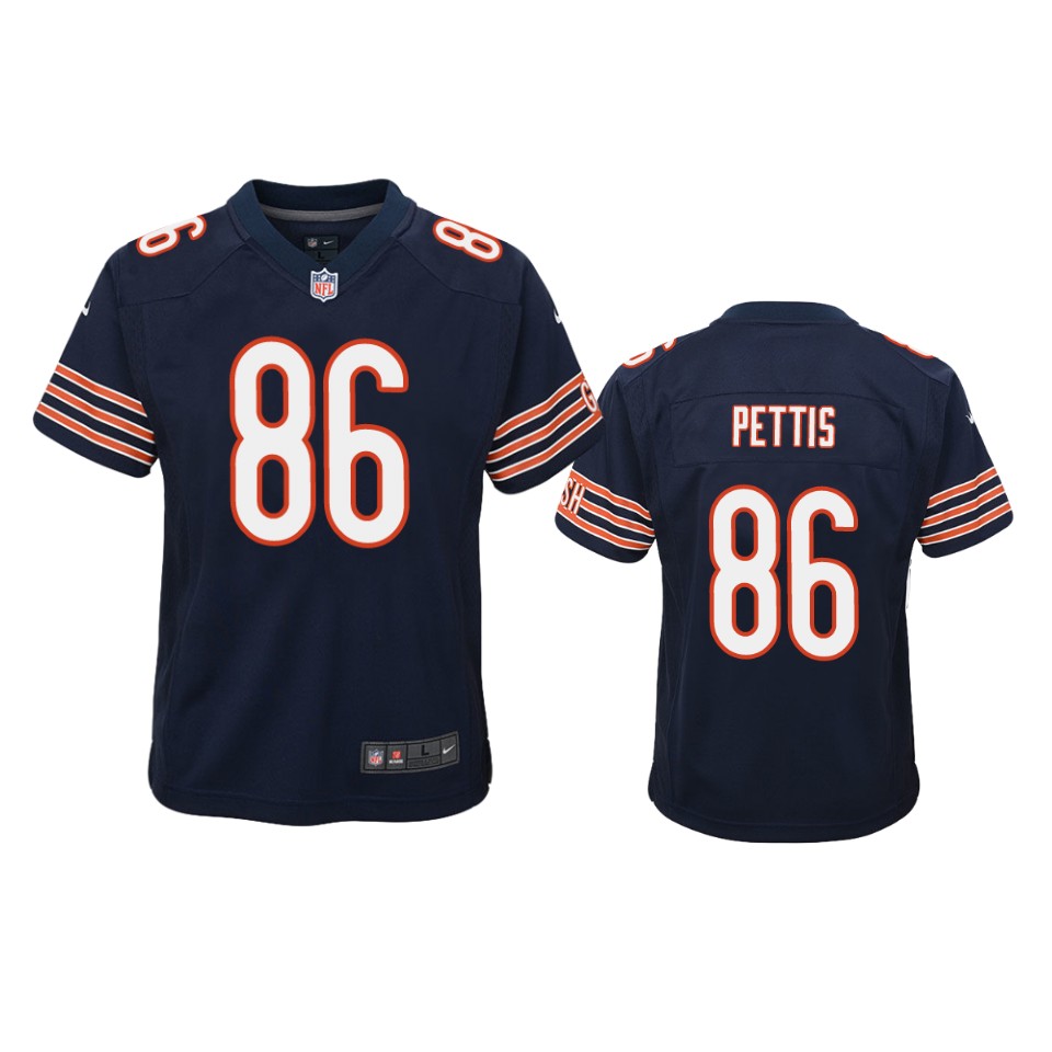 youth dante pettis bears navy game jersey