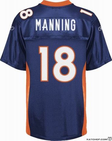 youth denver broncos 18 peyton manning blue jerseys