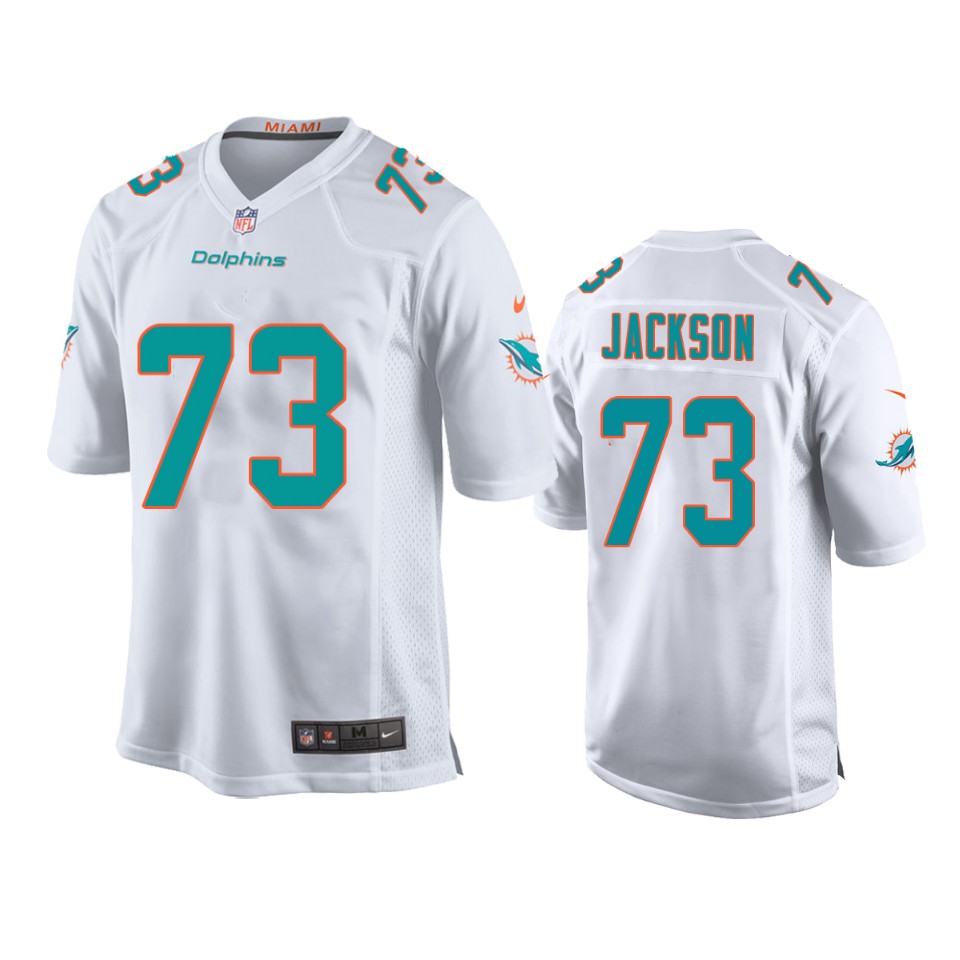 youth dolphins austin jackson white game jersey