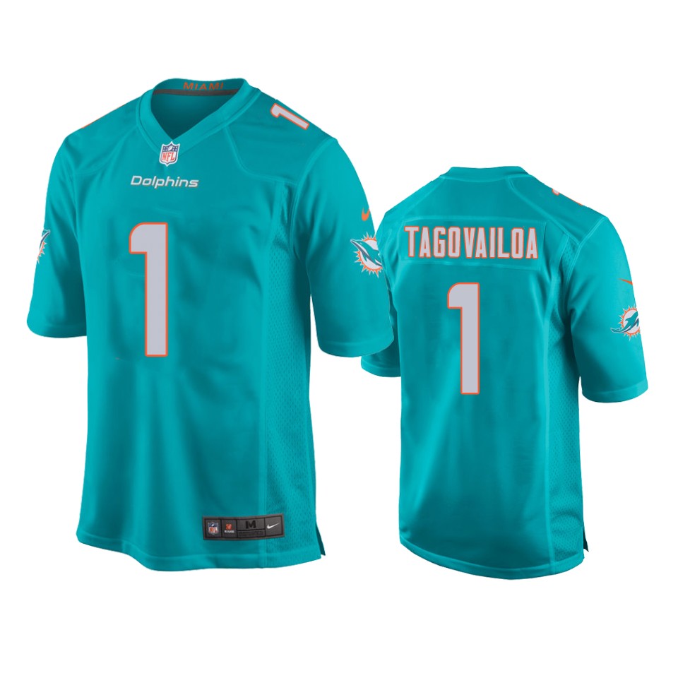 youth dolphins tua tagovailoa aqua game jersey