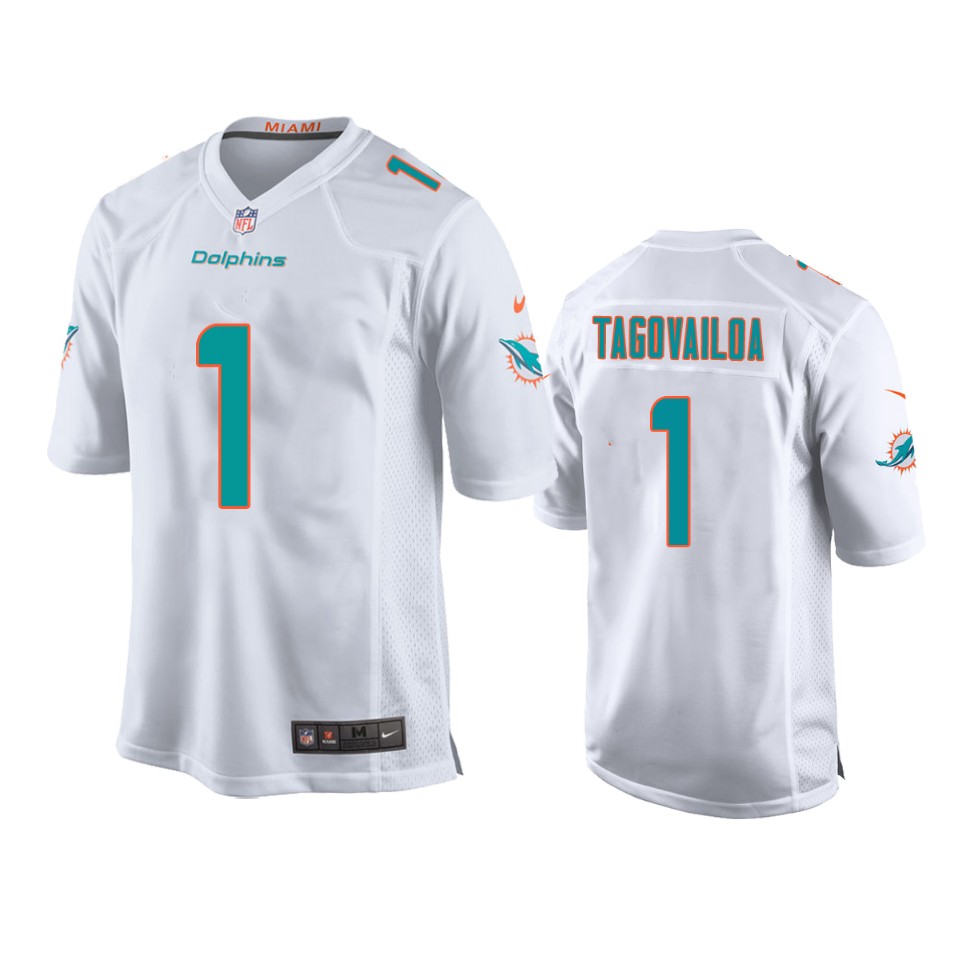 youth dolphins tua tagovailoa white game jersey