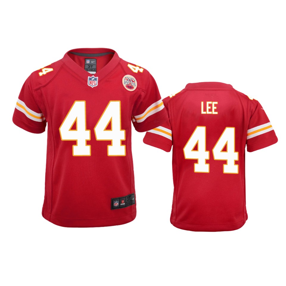youth elijah lee chiefs red game jersey