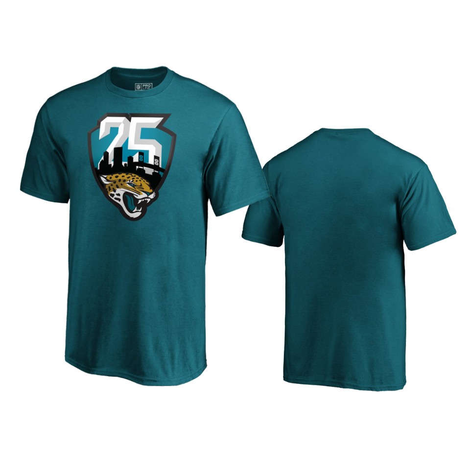 youth jaguars teal 25th season t shirt