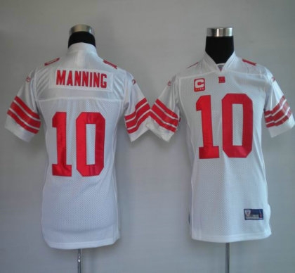 youth jerseys new york giants 10 eli manning white
