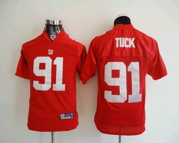youth jerseys new york giants 91 justin tuck red