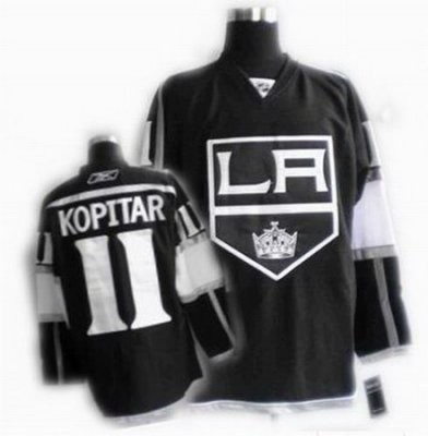 youth los angeles kings #11 anze kopitar black jerseys
