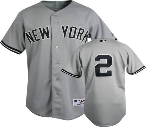 youth mlb jerseys new york yankees 2 derek jeter gray jerseys
