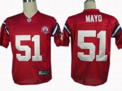 youth new england patriots 51 jerod mayo jerseys red 50th