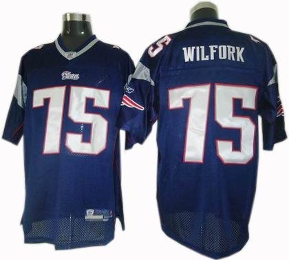 youth new england patriots 75 vince wilfork blue jersey