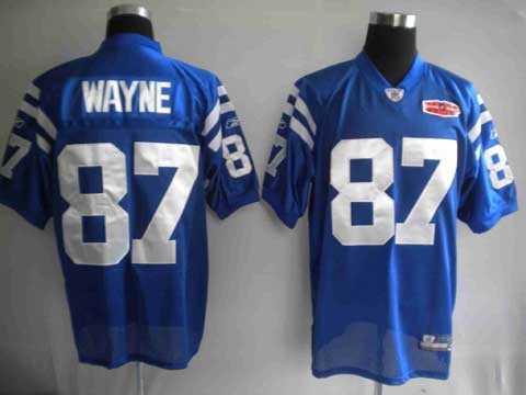 youth nfl jerseys 2010 super bowl indianapolis colts 87 reggie wayne blue 2010