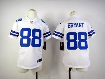 Youth NEW Dallas Cowboys 88 Dez Bryant White Jerseys