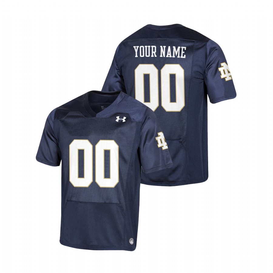 youth notre dame fighting irish 00 custom navy replica football jersey