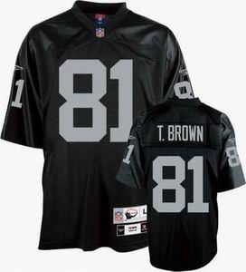 youth oakland raiders 81 tim brown throwback jerseys black