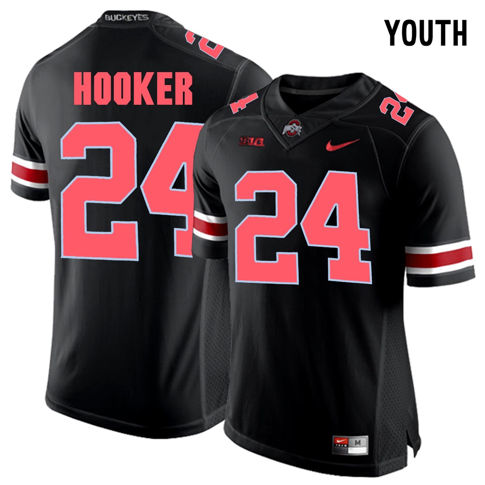 youth ohio state buckeyes blackout malik hooker college football jersey