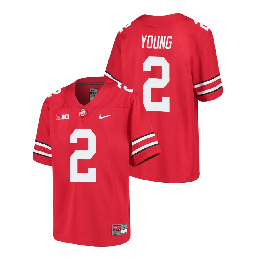 youth ohio state buckeyes chase young scarlet college football jersey