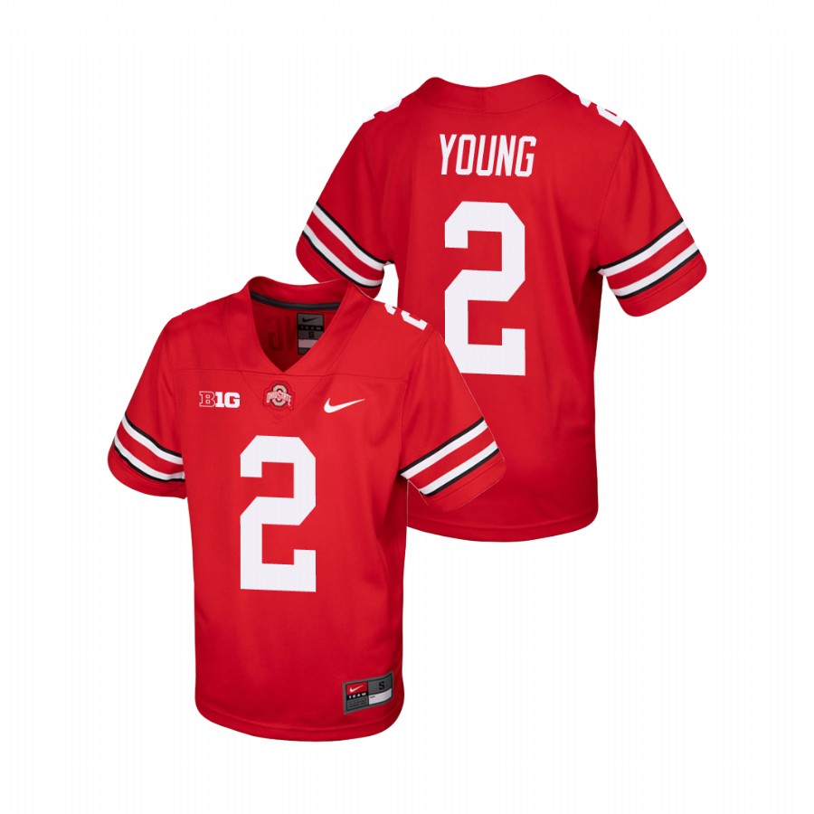 youth ohio state buckeyes chase young scarlet college football replica jersey