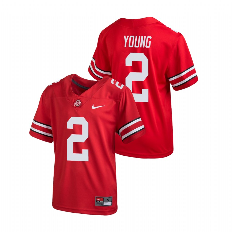 youth ohio state buckeyes chase young scarlet untouchable football jersey