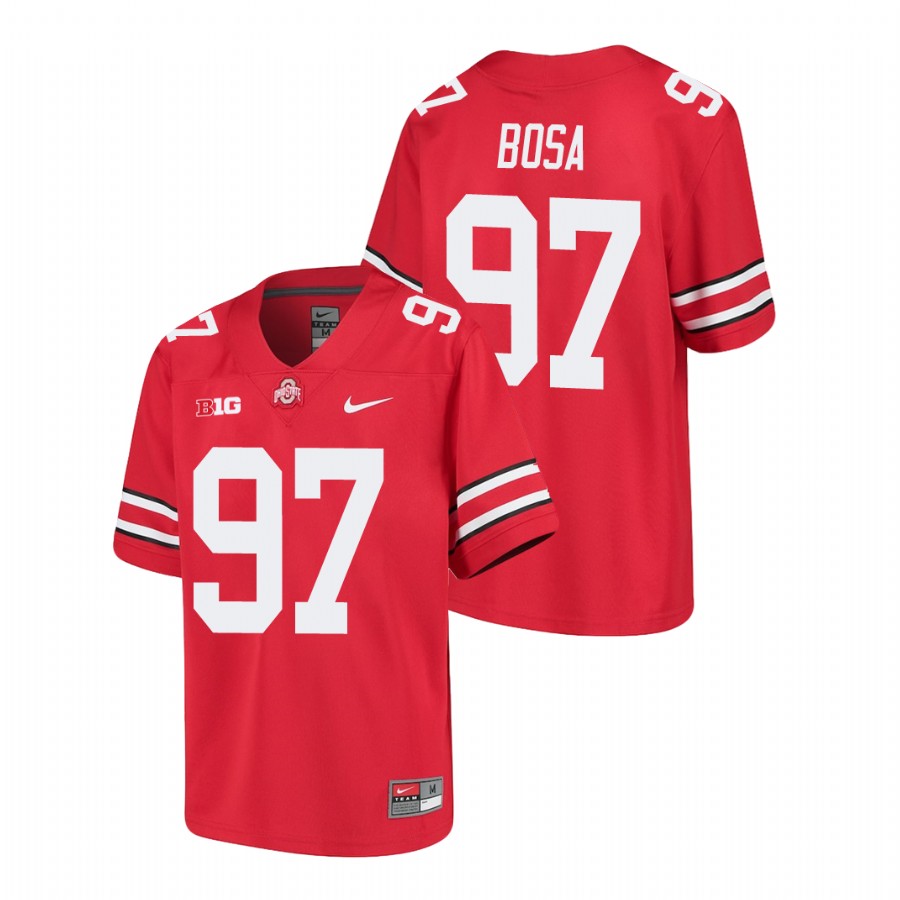 youth ohio state buckeyes joey bosa scarlet college football jersey