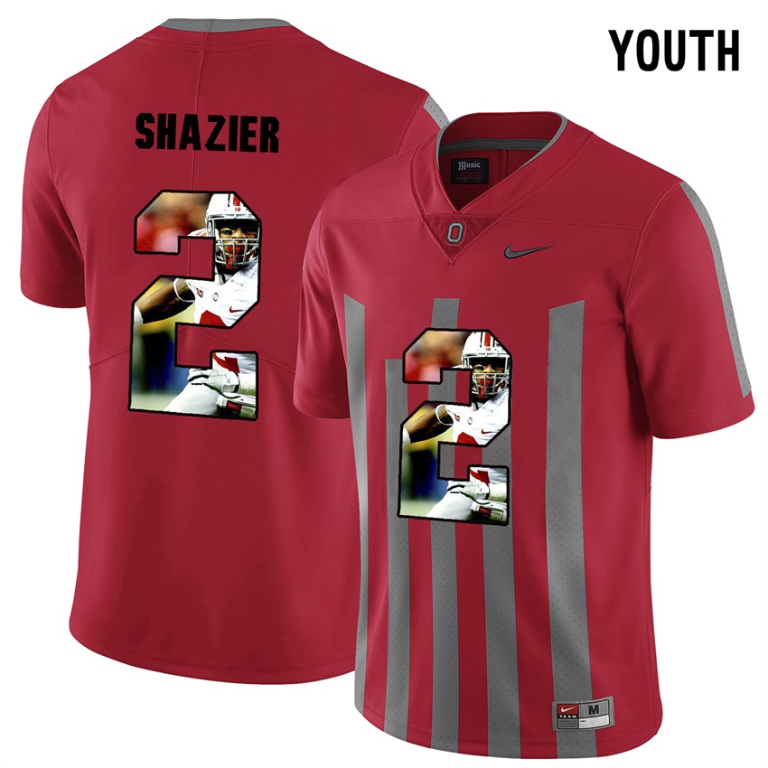 youth ohio state buckeyes red ryan shazier college football jersey