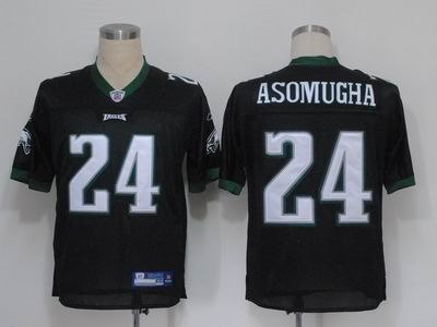 youth philadelphia eagles 24 nnamdi asomugha black