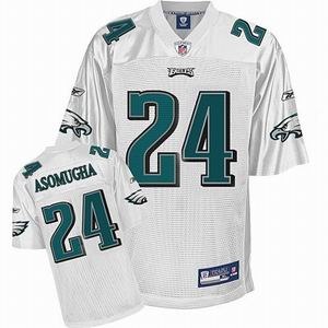 youth philadelphia eagles 24 nnamdi asomugha white jerseys