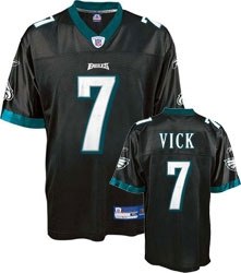 youth philadelphia eagles 7 michael vick black jersey