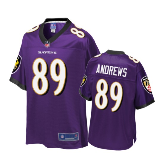 youth purple mark andrews pro line jersey
