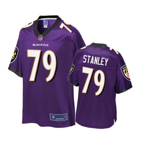youth purple ronnie stanley pro line jersey 
