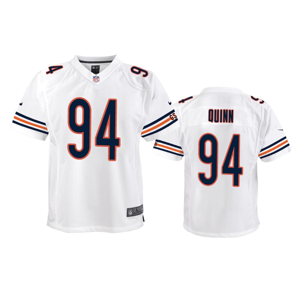 youth robert quinn bears white game jersey