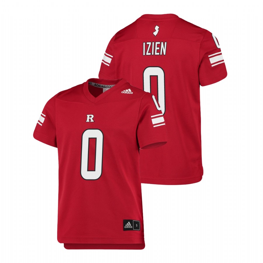 youth-rutgers-scarlet-knights-christian-izien-scarlet-replica-college-football-jersey