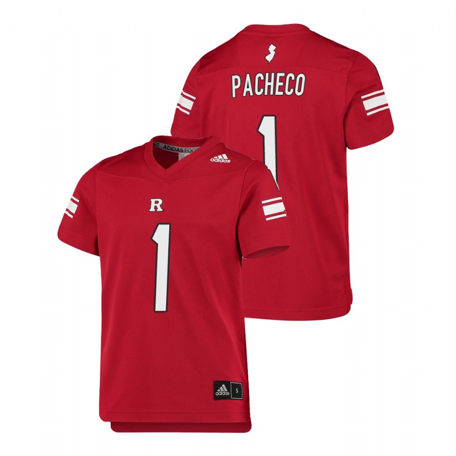 youth-rutgers-scarlet-knights-isaih-pacheco-scarlet-replica-college-football-jersey