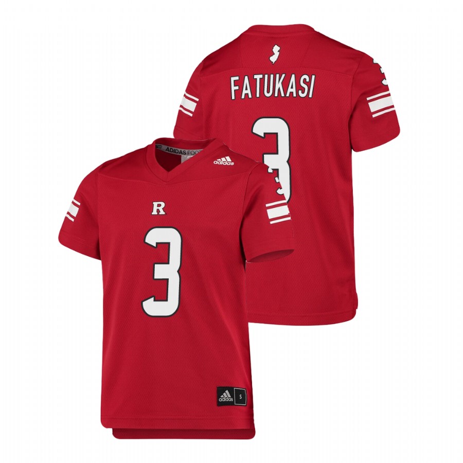 youth-rutgers-scarlet-knights-olakunle-fatukasi-scarlet-replica-college-football-jersey